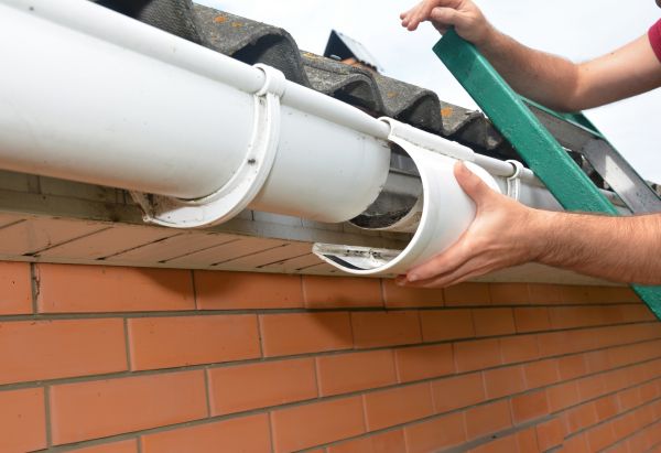 Gutter Seam Repair in Mocksville
