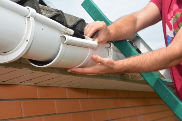 Large Gutter Repair in Mocksville