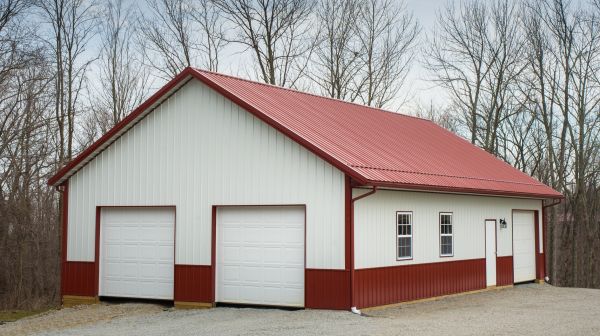 Barn Downspout Repair in Mocksville
