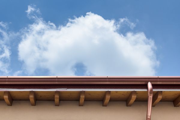 Copper Gutter Installation in Mocksville