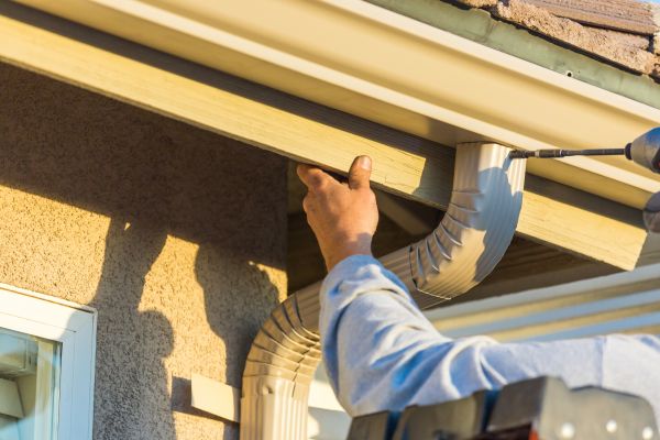 Aluminum Rain Gutter Service in Mocksville