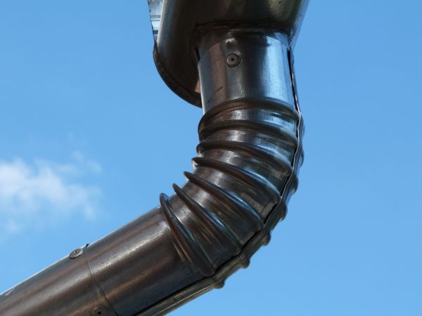 Metal Downspout Installation in Mocksville