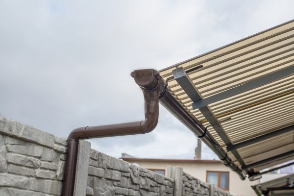 Plastic Downspout Installation in Mocksville