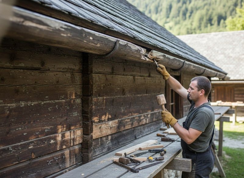 Barn Gutter Replacement